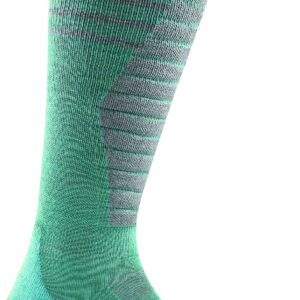 Darn Tough Vermont Edge OTC Midweight with Cushion w/Padded Shin Aqua MD (US 7.5-9.5)