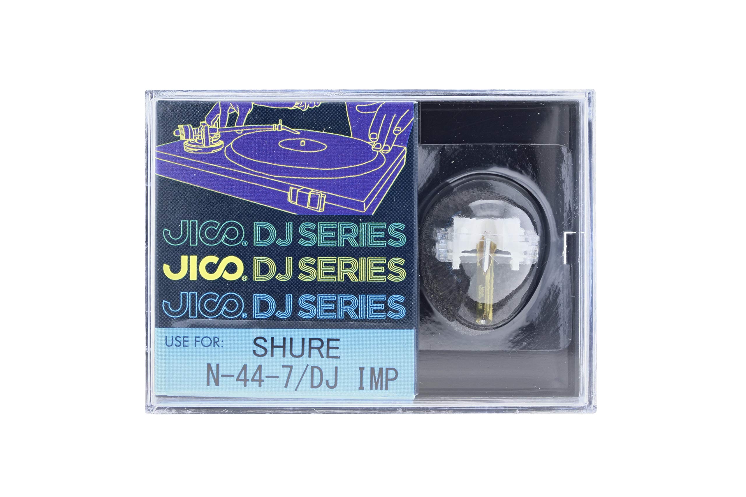 JICO N-44-7 DJ Improved Replacement for Shure N44-7 N447 Stylus