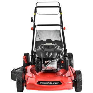 PowerSmart Self Propelled Lawn Mower, 22 Inch Lawn Mower Self-propelled, 200CC 4-Stroke Engine, 3 in 1 Gas Lawn Mower with Bag, 5 Cutting Heights Adjustable (1.2''-3.5'')