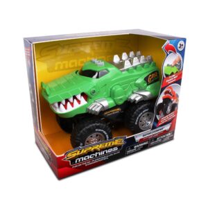 NKOK Supreme Machines Chompers - Gator, Has Engine and Stunt Driving Sounds, let’s You Rock Out to Music, Has Working Lights and Sounds, for Ages 3 and up