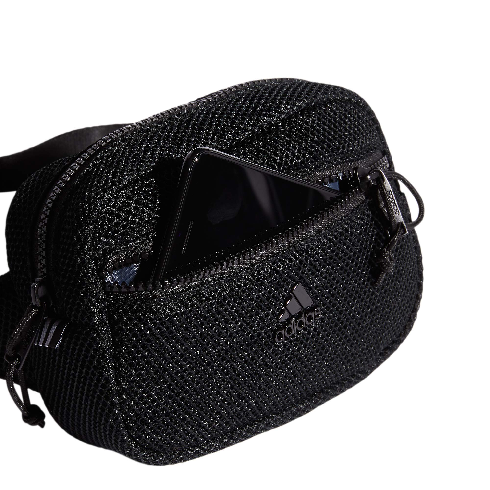 adidas Airmesh Waist Pack/Travel Bag, Black, One Size