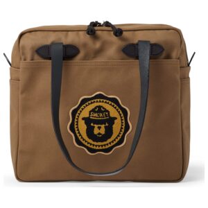 filson smokey bear tote bag - sepia