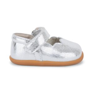 See Kai Run - Susie Mary Jane Shoe for Infants, Silver, Infant 5