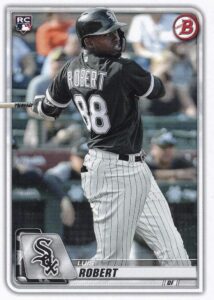 2020 bowman #18 luis robert chicago white sox mlb baseball card (rc - rookie card) nm-mt