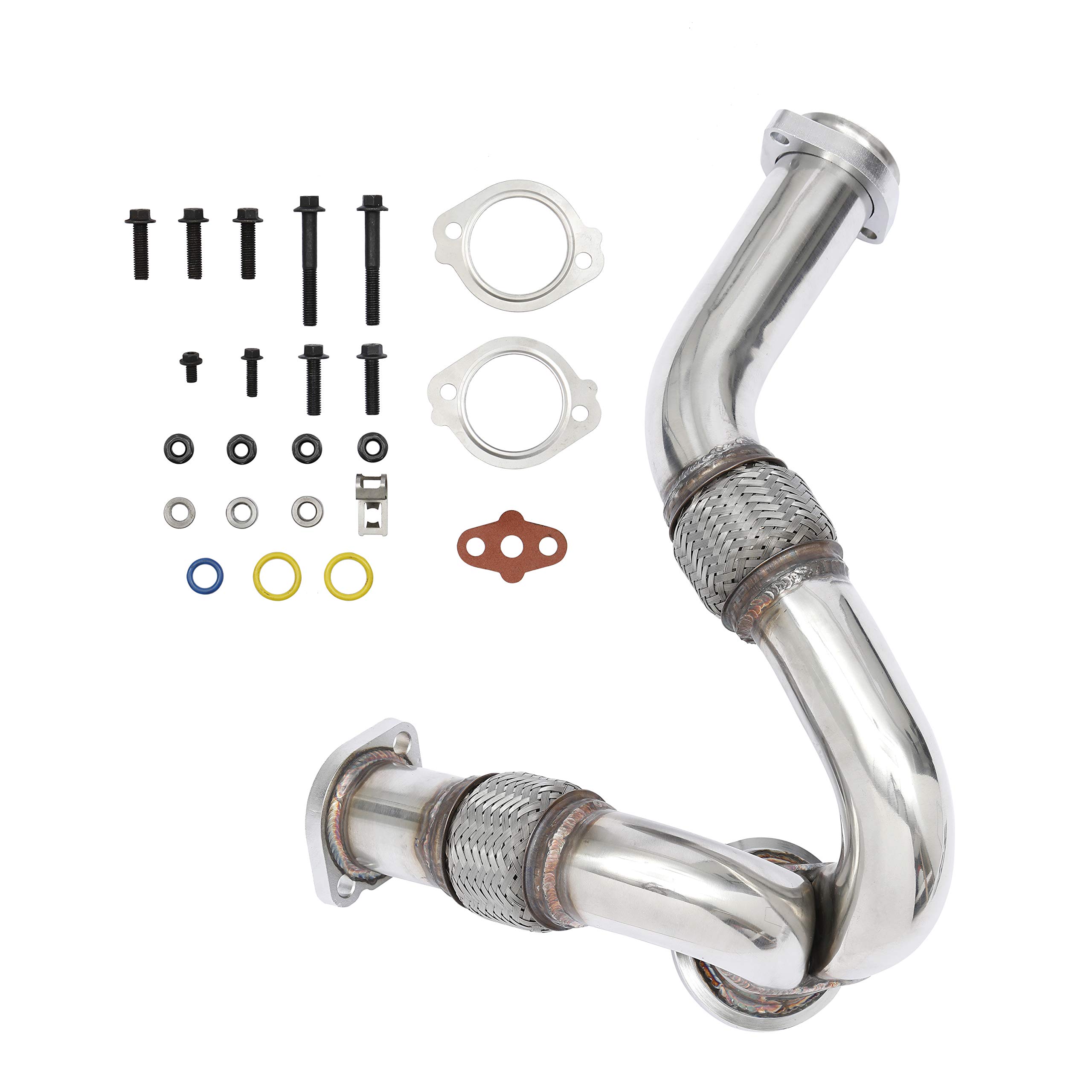 HQPASFY Turbocharger Y-Pipe Up Pipe for 2003-2007 Ford 6.0L Powerstroke Diesel Replaces# 679-011, 5C3Z6K854CA