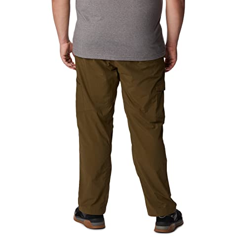 Columbia Men’s Silver Ridge Cargo Pants, Moisture Wicking, Sun Protection, New Olive, 36