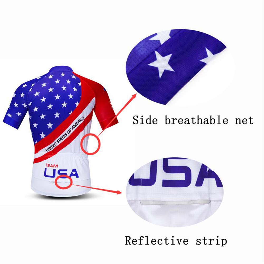 Cycling Jersey for Men Tops Summer Racing Cycling Clothing