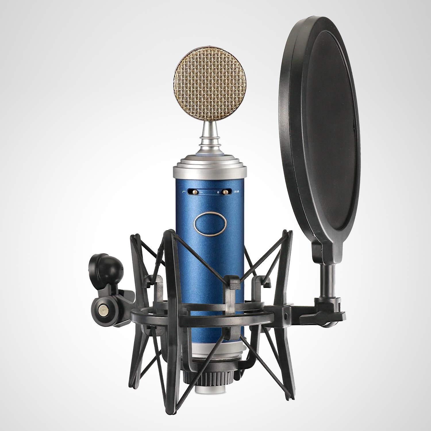 Bluebird Shock Mount with Pop Filter, Windscreen and Shockmount to Reduce Vibration Noise Matching Mic Boom Arm for Bluebird SL Microphone by YOUSHARES