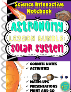 solar system lesson bundle | space curriculum