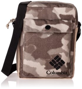 columbia unisex zigzag side bag, ancient fossil spotted camo, one size