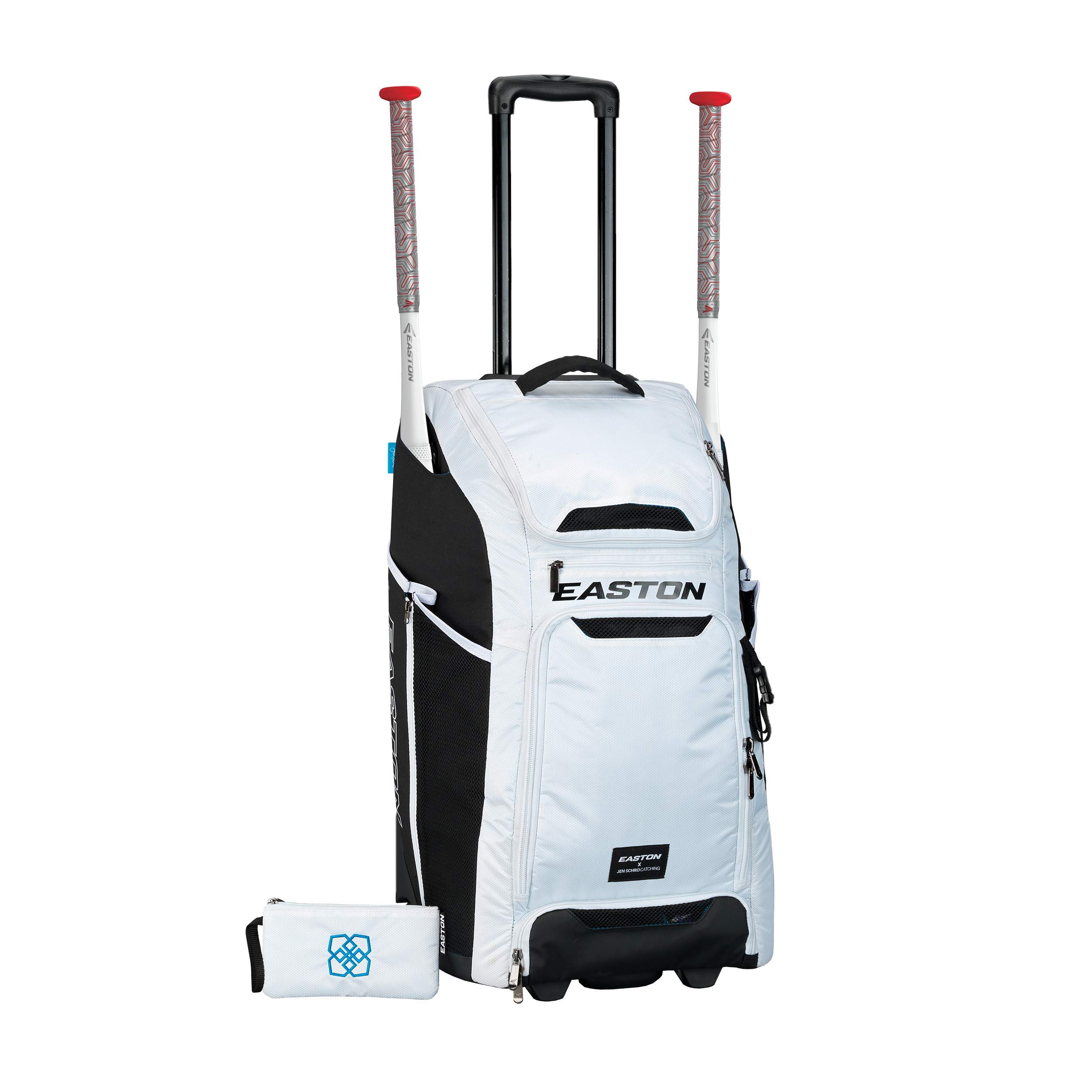 Easton | Catcher's Wheeled Bag | Jen Schro Fastpitch Edition | White