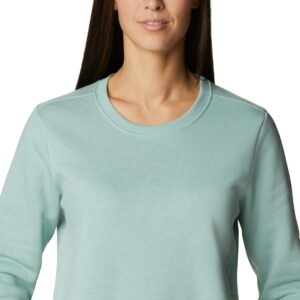 Columbia Women's Logo Crew, Aqua Tone/Outline Logo, 3X Plus