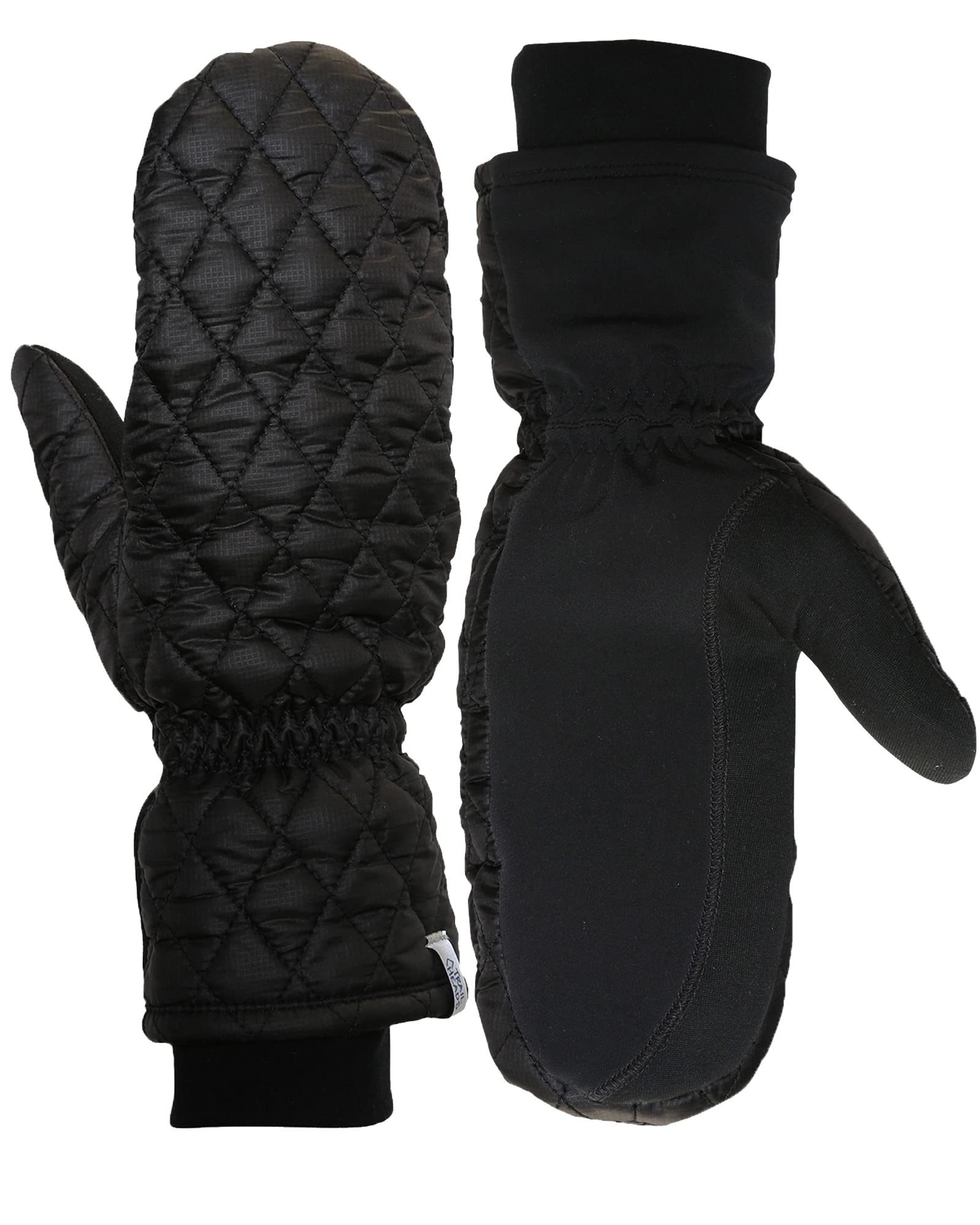 TrailHeads Touchscreen Quilted Running Mittens for Women | Insulated Hand Protection - Medium