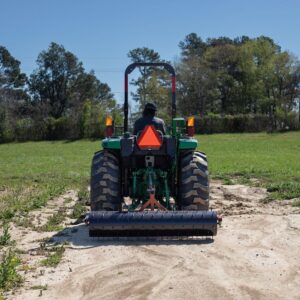 Titan Attachments 6 ft Terra Monster Dirt Grader and Leveler, Skid Steer Quick Tach Landscape Equipment, Loosen Dirt for Seedbeds