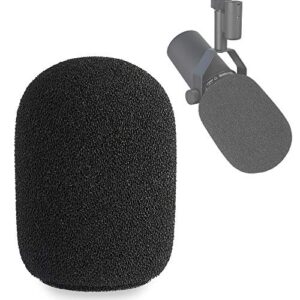 youshares sm7b pop filter for shure sm7b mic, sm7b windscreen compatible with shure sm7b dynamic vocal microphone. rk345 and a7ws windscreen replacement