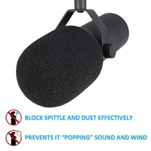 YOUSHARES SM7B Pop Filter for Shure SM7B Mic, SM7B Windscreen Compatible with Shure SM7B Dynamic Vocal Microphone. RK345 and A7WS windscreen Replacement