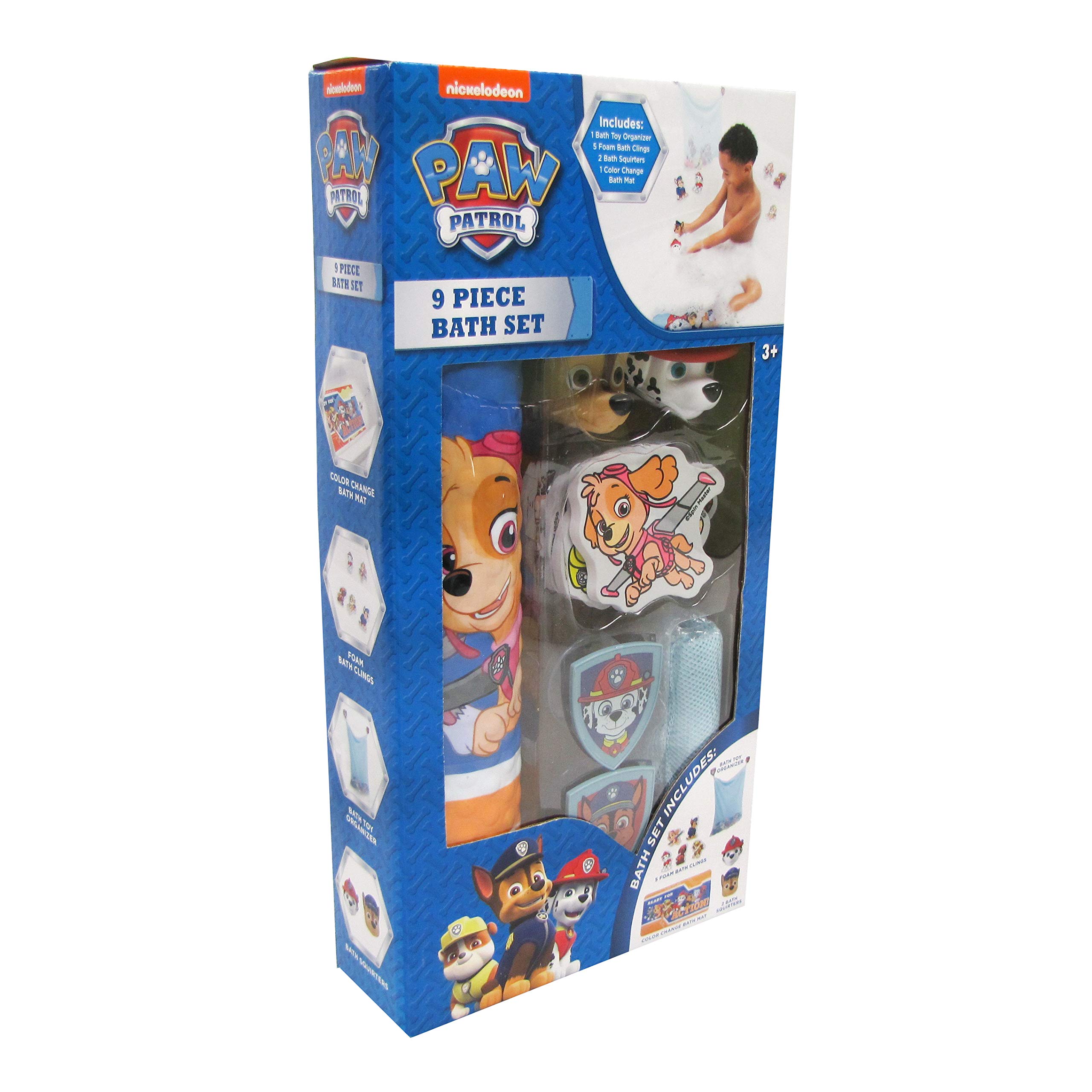 Nickelodeon Paw Patrol 9 Pcs Bath Set