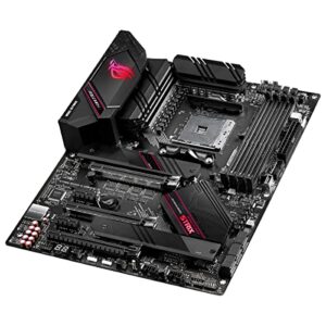 ROG Strix B550-E Gaming AMD Ryzen AM4 ATX Motherboard (PCIe 4.0, 16 Power Stages, Intel WiFi 6, Intel 2.5 Gb Ethernet, Dual M.2, OptiMem II, AI Noise-Canceling Microphone, USB 3.2 Gen 2 & Aura Sync)