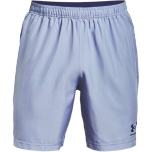 under armour accelerate premier shorts, washed blue (420)/admiral, medium