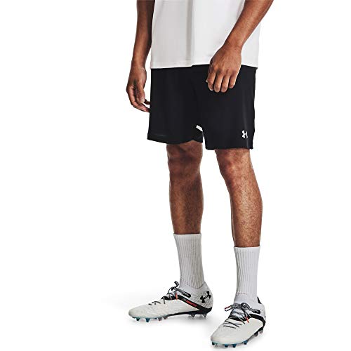 Under Armour Men's Squad Shorts , Black (001)/White , X-Large