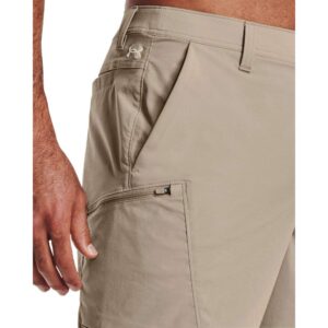 Under Armour Fish Hunter 8-inch Cargo Shorts, City Khaki (299)/Summit White, 32