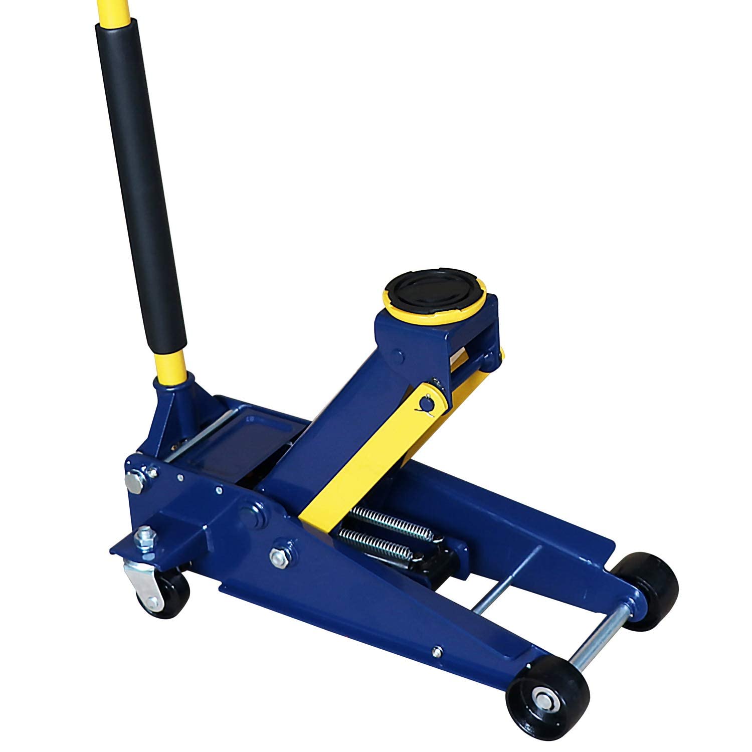 Aain® Heavy duty 3 Ton Floor Jack, Steel Hydraulic Service Jack Quick Rise With Double Pump Quick Lift, Blue HT3300