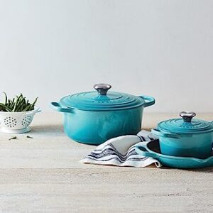 Le Creuset Enameled Cast Iron Signature Saucepan, 2.25 qt., Caribbean