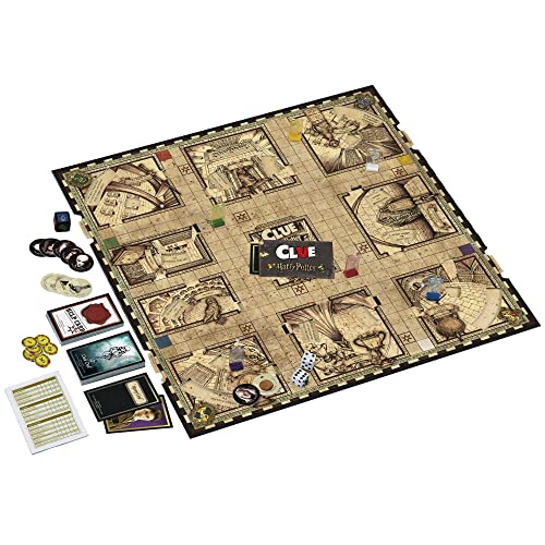 Hasbro Gaming Clue: Wizarding World Harry Potter Edition Board Game | Family Games for Kids, Teens, and Adults | Mystery Games | Ages 8 and Up | 3 to 5 Players