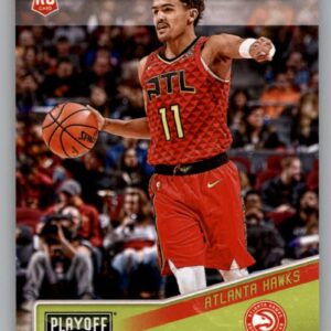 2018-19 Chronicles Playoff Basketball #175 Trae Young Atlanta Hawks Official NBA Trading Card From Panini America Rookie Card RC