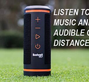 Bushnell Wingman 2 GPS Bluetooth Speaker with Included Wearable4U Ultimate Black Earbuds with Power Case and Wall/Car Chargers Bundle