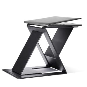 moft z invisible thin sit-stand desk, portable, ajustable sit-stand angles, compatible with most laptops
