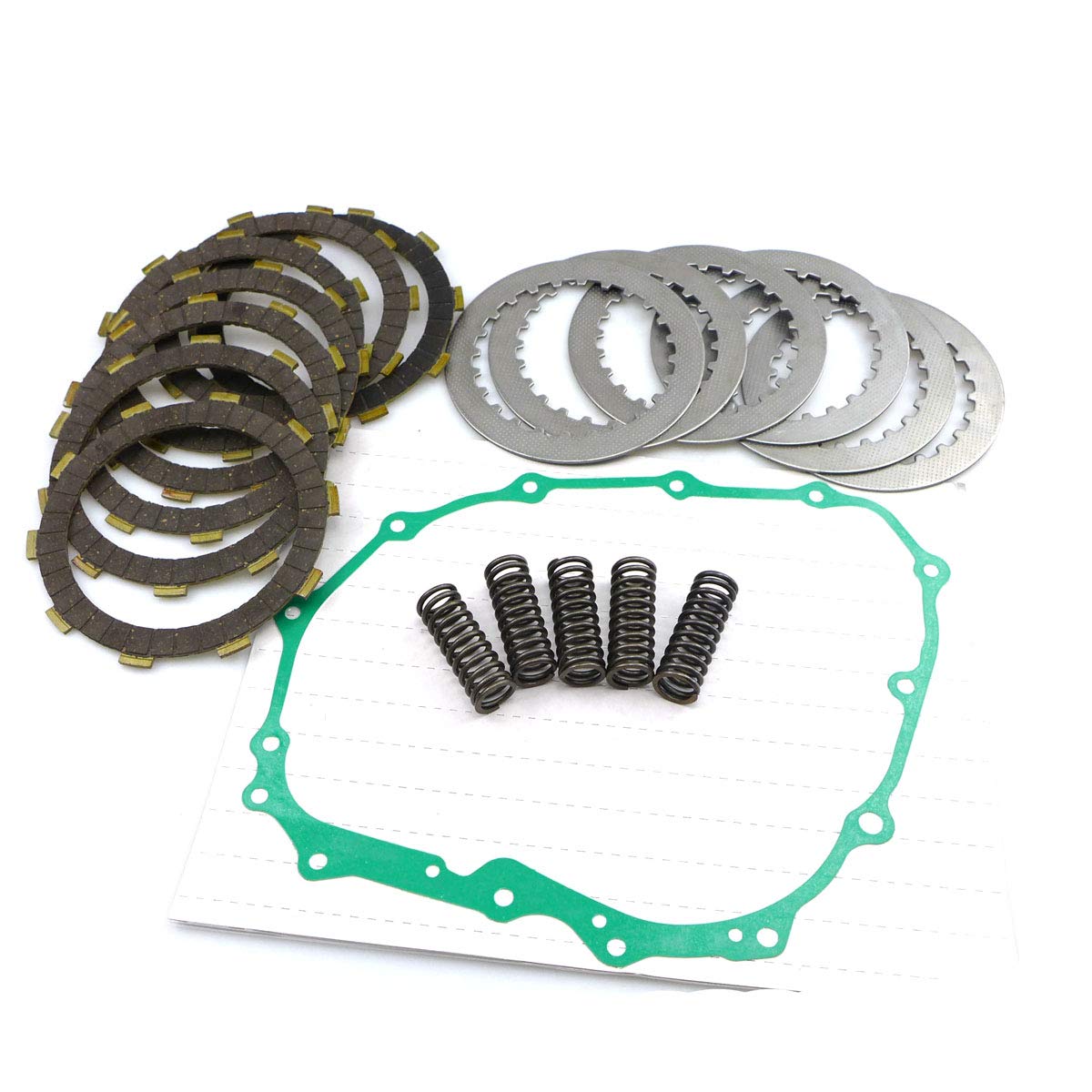 Heavy Duty Clutch Kit for Honda TRX 400EX TRX400EX 1999-2014, w/Springs & Clutch Cover Gasket, Replace 103068009, 1030660005