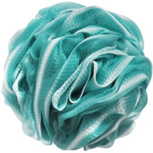 Loofah Bath Sponge XL 75g Set of 4 Ocean Colors by À La Paix - Soft Exfoliating Shower Lufa for Silky Skin - Long-Handle Mesh Body Poufs- Women and Men’s Luffas - Loufa Sponges- Full Cleanse & Lather