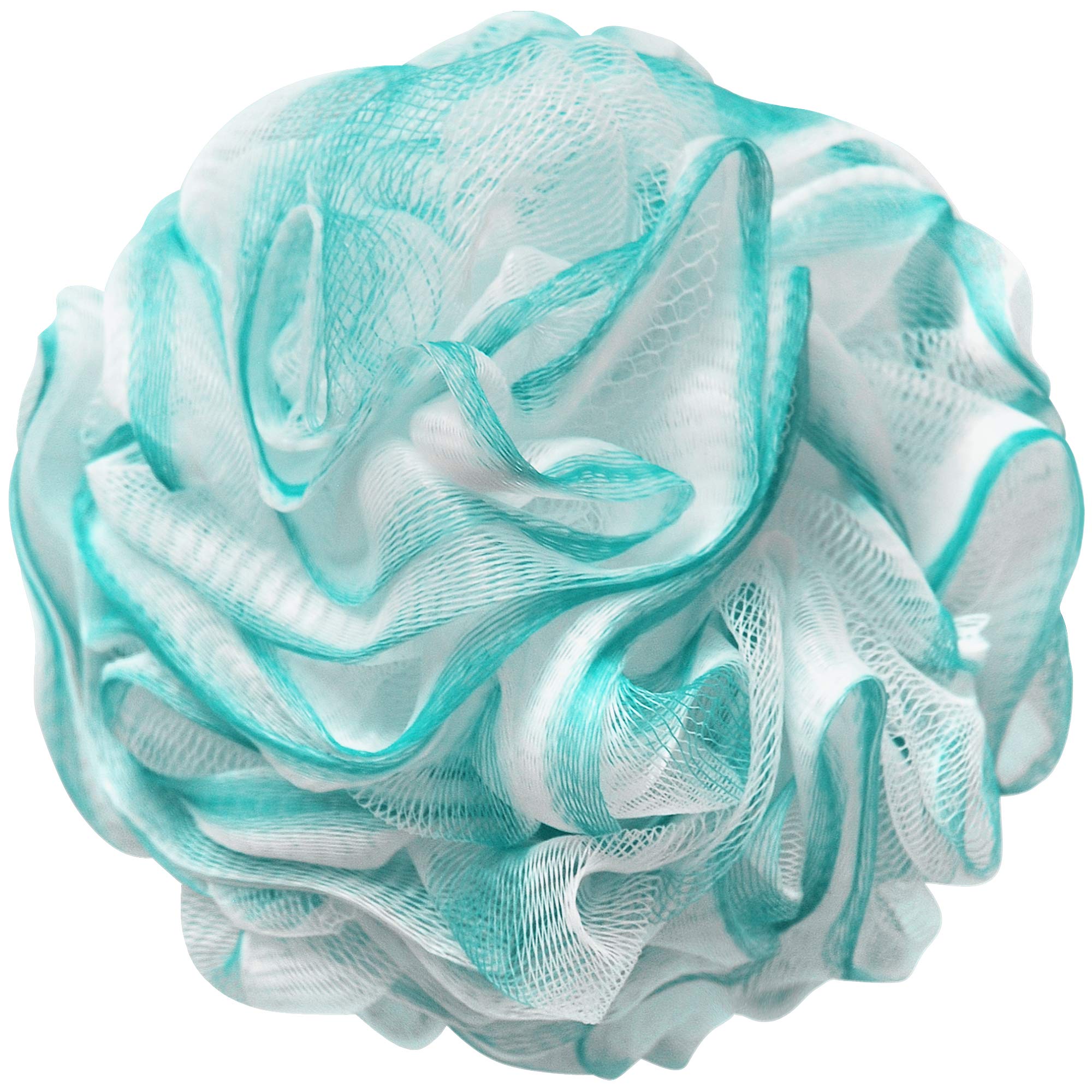 Loofah Bath Sponge XL 75g Set of 4 Ocean Colors by À La Paix - Soft Exfoliating Shower Lufa for Silky Skin - Long-Handle Mesh Body Poufs- Women and Men’s Luffas - Loufa Sponges- Full Cleanse & Lather