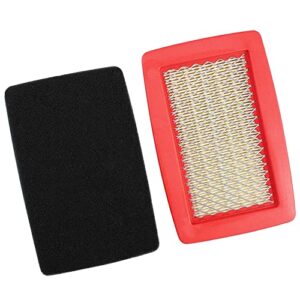 Air Filter 544271501 & Pre Filter 512654101 for RedMax EBZ8000 EBZ8001 EBZ8001RH EBZ8050 EBZ8050RH EBZ8500 Husqvarna 170BF 180BF 180BT 370BFS 380BFS 570BFS 580BFS # T4012-82310 T4012-82320