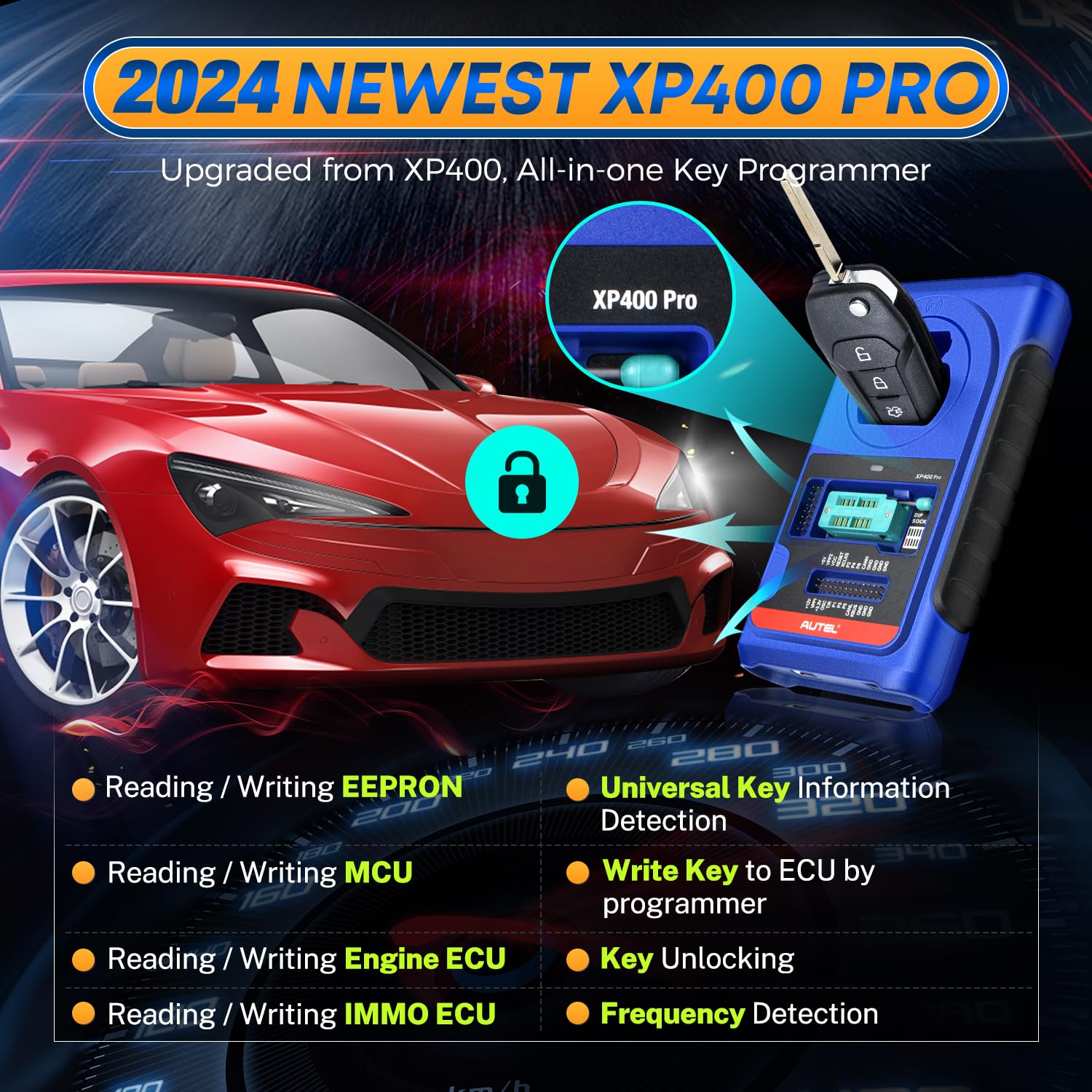 Autel MaxiIM IM608S II: 2024 Same as IM608 PRO II Top IMMO Key FOB Programming Tool, XP400 PRO GBOX3 APB112 IMKPA [Valued $1316], OE ECU Coding, 40+ Service, 3K+ Bidirectional, Up of IM608 PRO/ IM508S