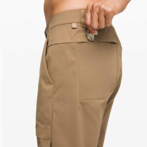 Lululemon Mens Mile View Pant 30" L Bike Camping Hiking Friendly Pants Water Repllent -Brown-Size 32