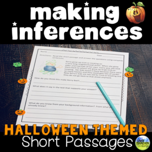 halloween making inferences