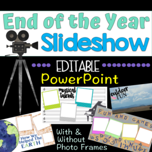 end of the year slideshow template