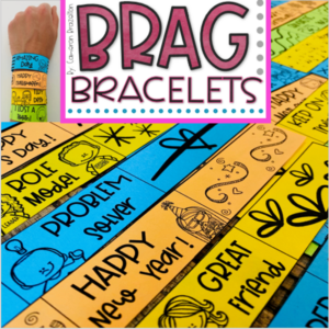 brag bracelets for student behavior and classroom management