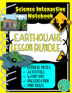 earthquakes seismic waves lesson bundle | earth science curriculum