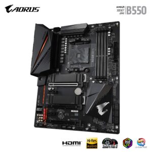 GIGABYTE B550 AORUS PRO (AM4 AMD/B550/ATX/Dual M.2/ SATA 6Gb/s/USB 3.2 Gen 2/2.5 GbE LAN/ALC1220-VB/RGB Fusion 2.0/PCIe4/DDR4/Gaming Motherboard)