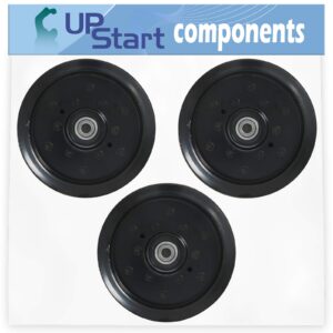 upstart components 3-pack 532196106 idler pulley replacement for husqvarna 2348 ls (96043004900) (2008-03) ride mower - compatible with 196106 197379 pulley