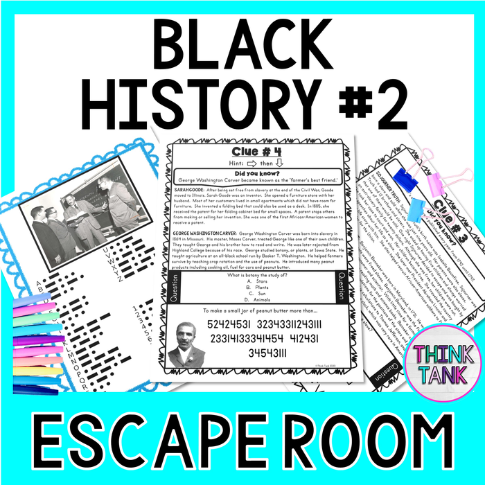 Black History #2 Escape Room - Black History Month