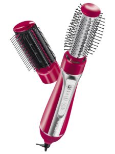 tescom double negative ionic automatic world voltage hair styler with 2 brush - made in japan (2020 model)