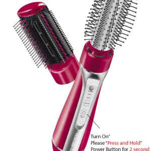 Tescom Double negative ionic Automatic World Voltage hair styler with 2 brush - Made in Japan (2020 Model)