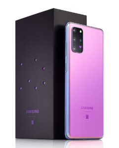 samsung galaxy s20+ 5g bts edition factory unlocked new android cell phone us version| 128gb of storage | fingerprint id and facial recognition | long-lasting battery | haze purple