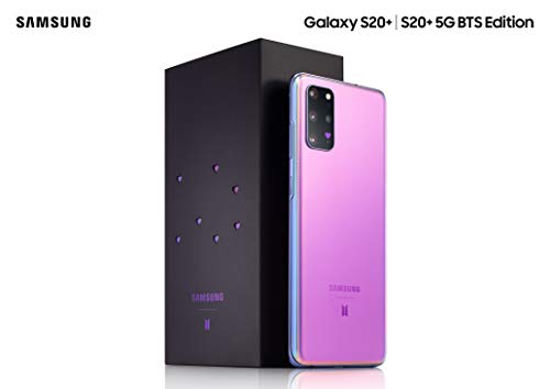 Samsung Galaxy S20+ 5G BTS Edition Factory Unlocked New Android Cell phone US Version| 128GB of Storage | Fingerprint ID and Facial Recognition | Long-Lasting Battery | Haze Purple