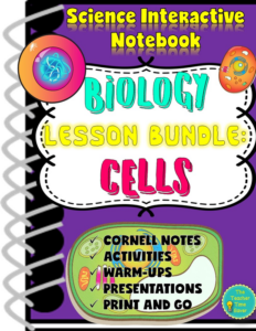 cell structure and function lesson bundle | biology curriculum