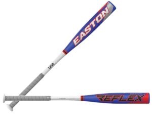 easton | reflex baseball bat | usa | -12 | 2 1/2" barrel | 29" | blue